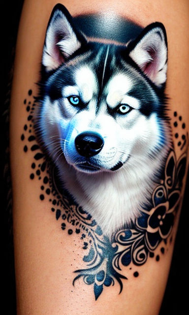 Dog Tattoo | Wolf tattoos for women, Wolf tattoo design, Dog memorial  tattoos