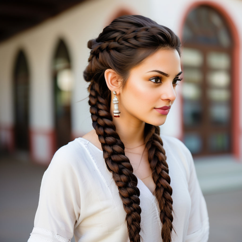 25+ Parandi Hairstyles That We Are Obsessed With! | Indian bridal hairstyles,  Long blouse designs, Long hair wedding styles