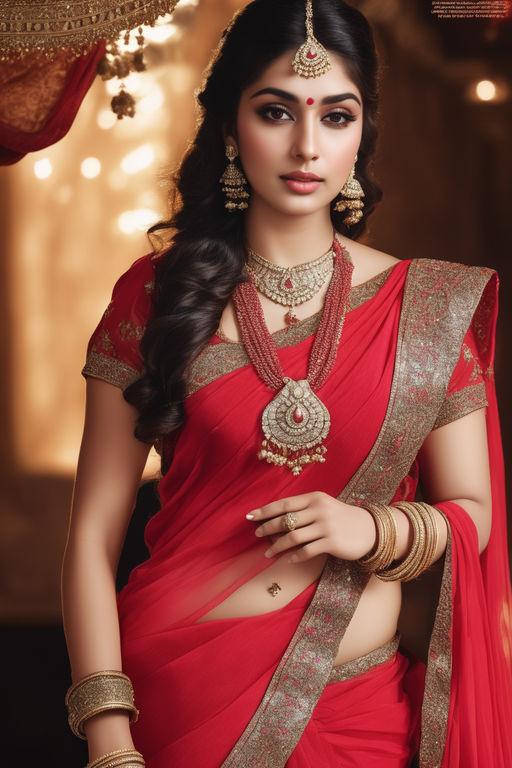 Ananya, Athiya, Alia inspired beautiful red sarees