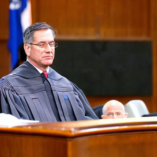 judge wearing a baseball hat backwards - Playground AI