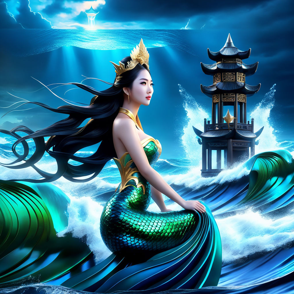 Beautiful mermaid wallpaper  Fantasy wallpapers  22984