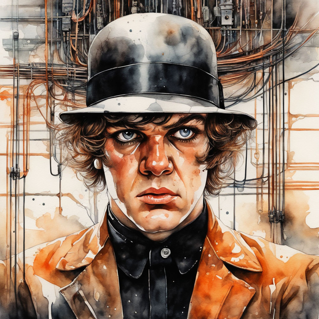 a clockwork orange fan art