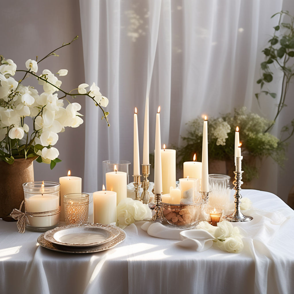 Feliz Noche de Luz!  Pillar candles, Table decorations, Night