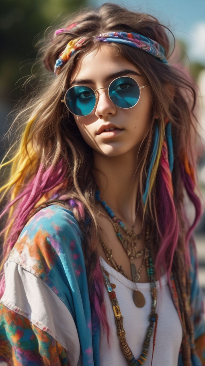 The Most Iconic Hippie Hairstyles: Ideas For Lovely Bohemians And Classy  Beatniks ☆ | Hippie hair, Boho makeup, Bohemian hairstyles