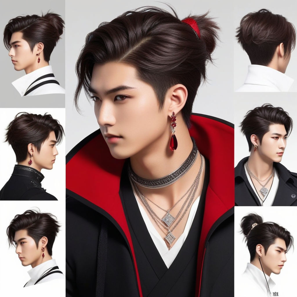 anime man hairstyle fancy - Google Search | Natural hair styles, Anime  haircut, Wig hairstyles