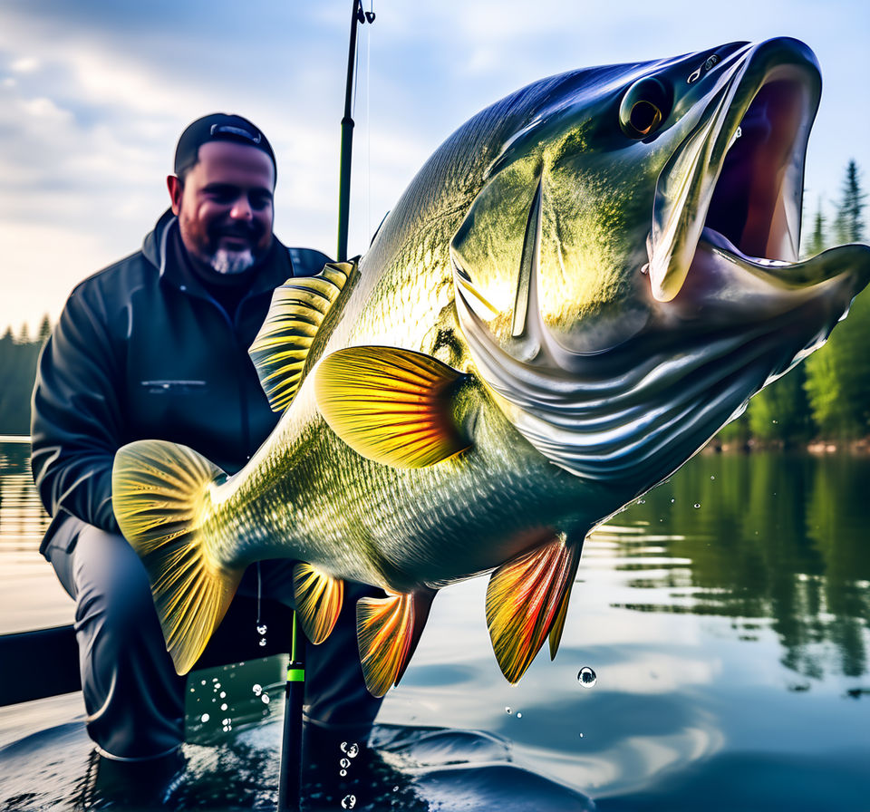 Largemouth bass trees - Playground