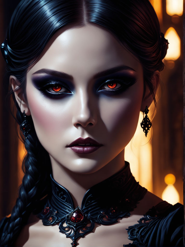 full face epic portrait, victorian gothic vampire, Stable Diffusion