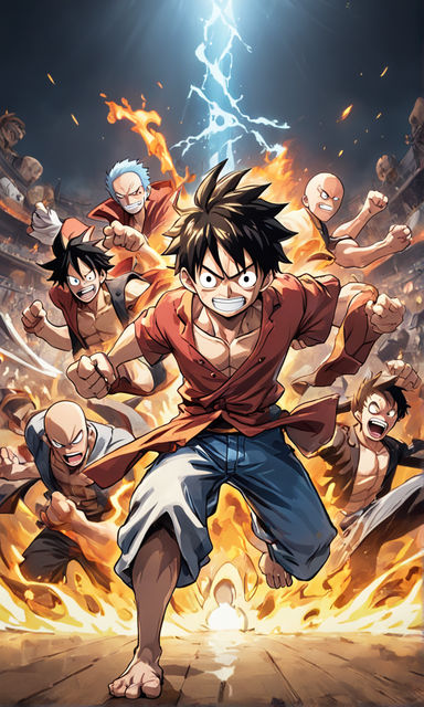 GOKU Vs. SAITAMA Vs. NARUTO Vs. LUFFY, Epic Rap Battle