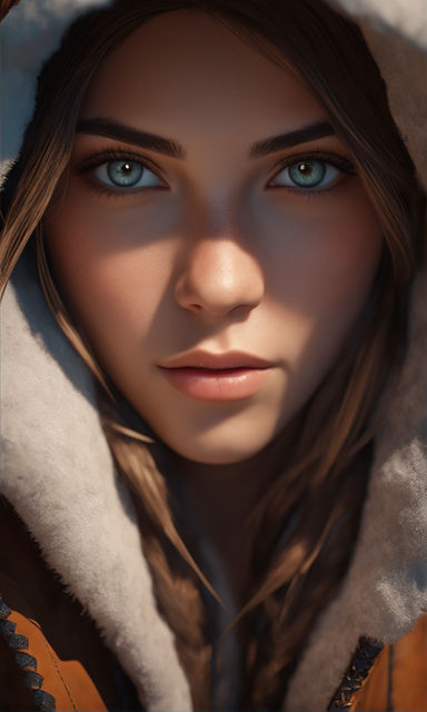 3d digital art female