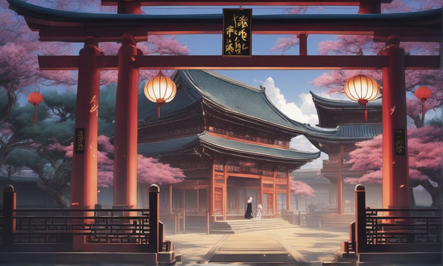 Anime and manga shrines - Green Shinto