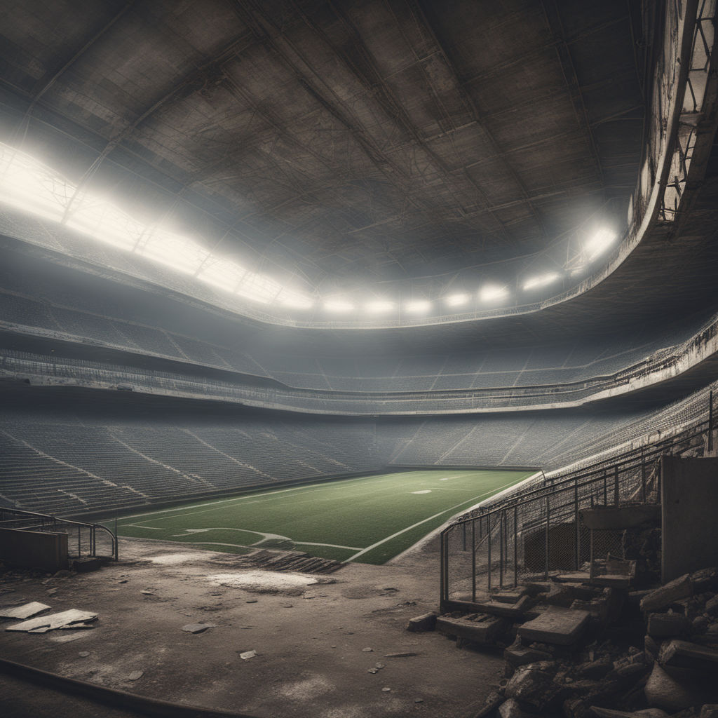 Empty football stadium - Playground AI