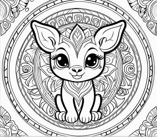 realistic monkey coloring pages