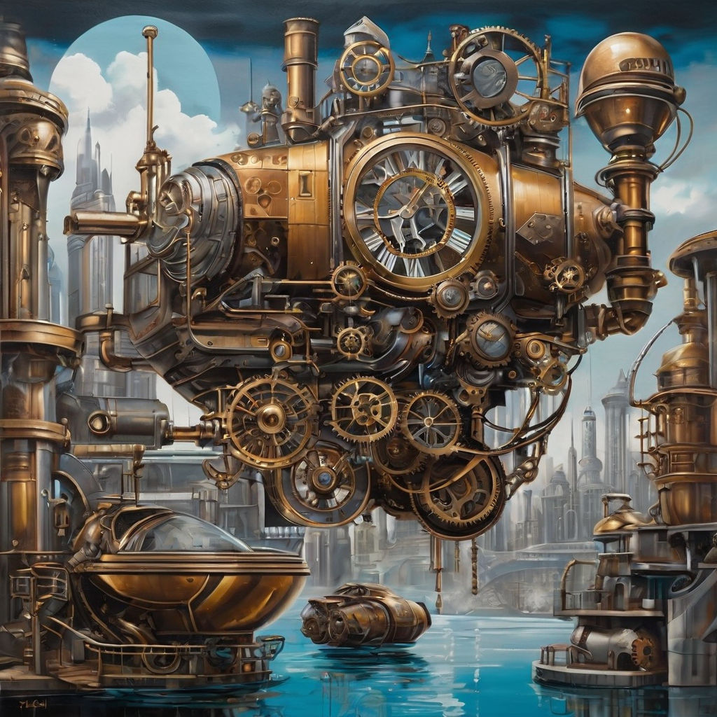 Steampunk Painting Technique Brass 