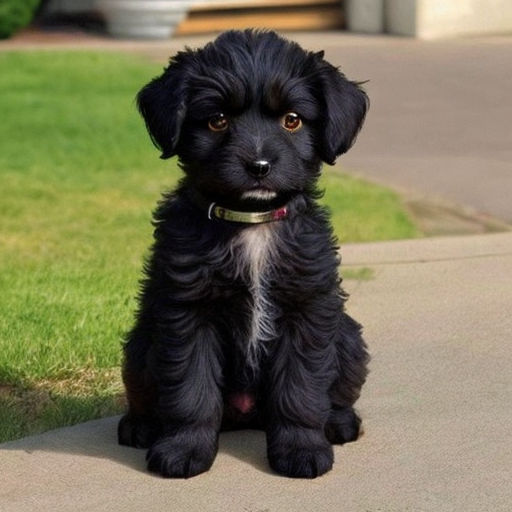 black bichon frise