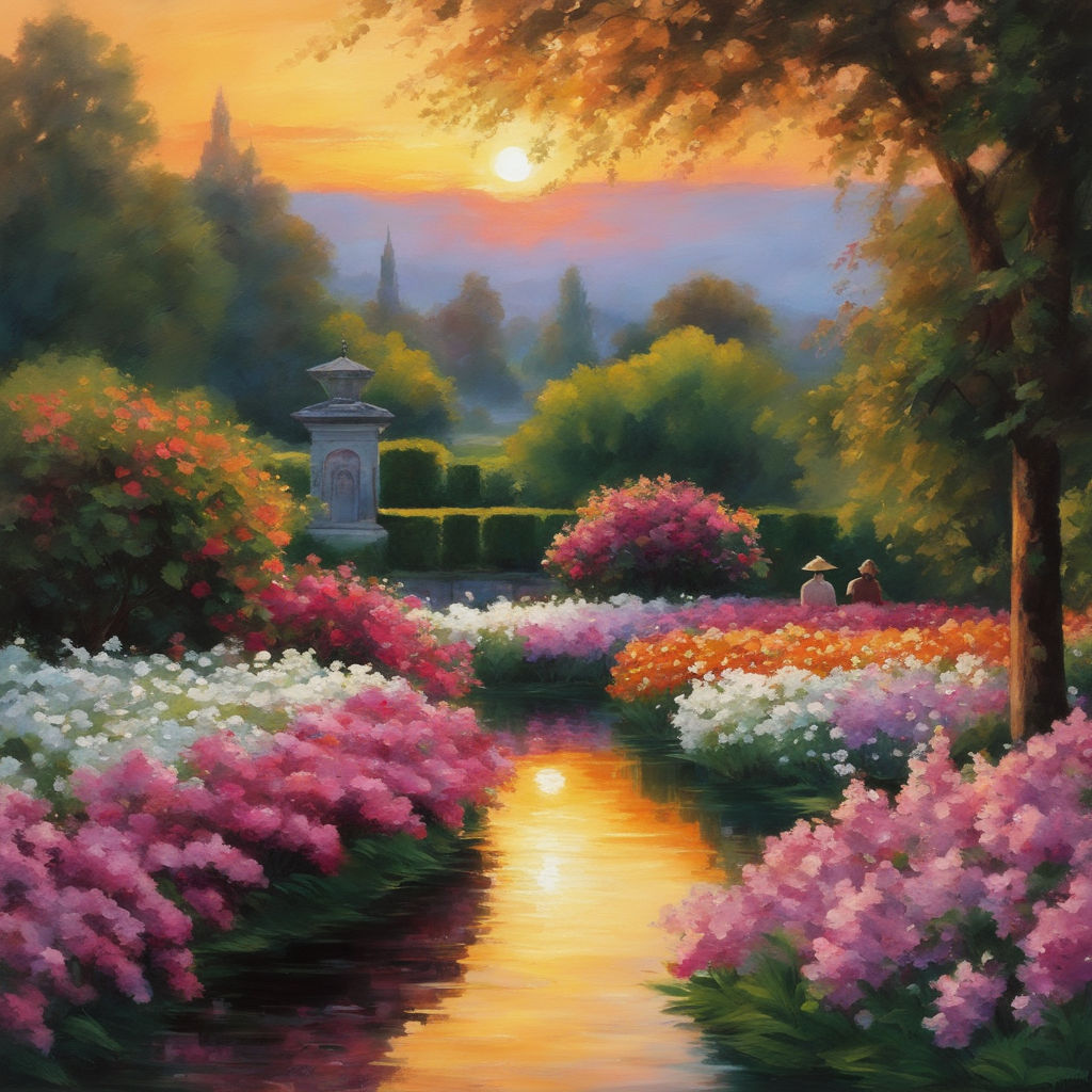 Watercolor Landscapes: Paint a Colorful Garden and Sunset with