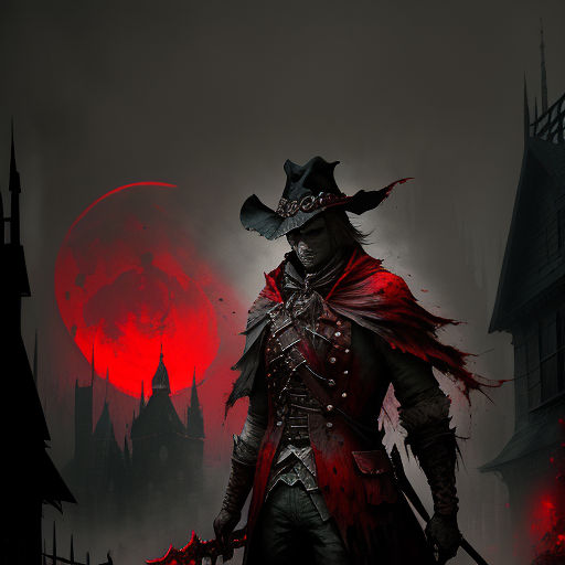 Vanhelsing 2D Art - Vampire Hunter D: Bloodlust