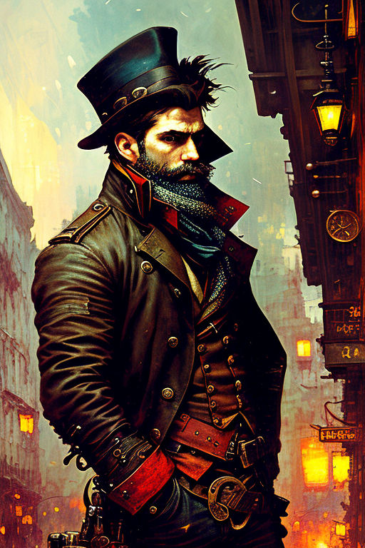 steampunk characters male