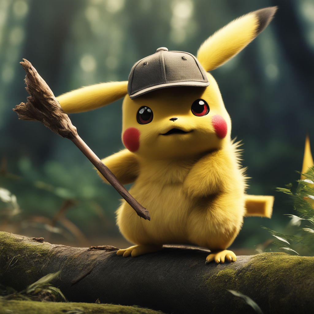 realistic pikachu