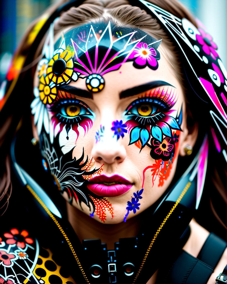 Face Paint - America #facepaint  Body art painting, Face art, Carnival  face paint