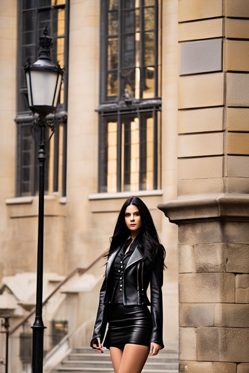 𝔰△n𝒹Ʀ𝒾ηℯ🪽 on X: ▫ Street Style Black leather Corset over a