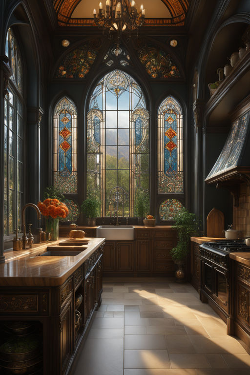 Gothic Revival Kitchen