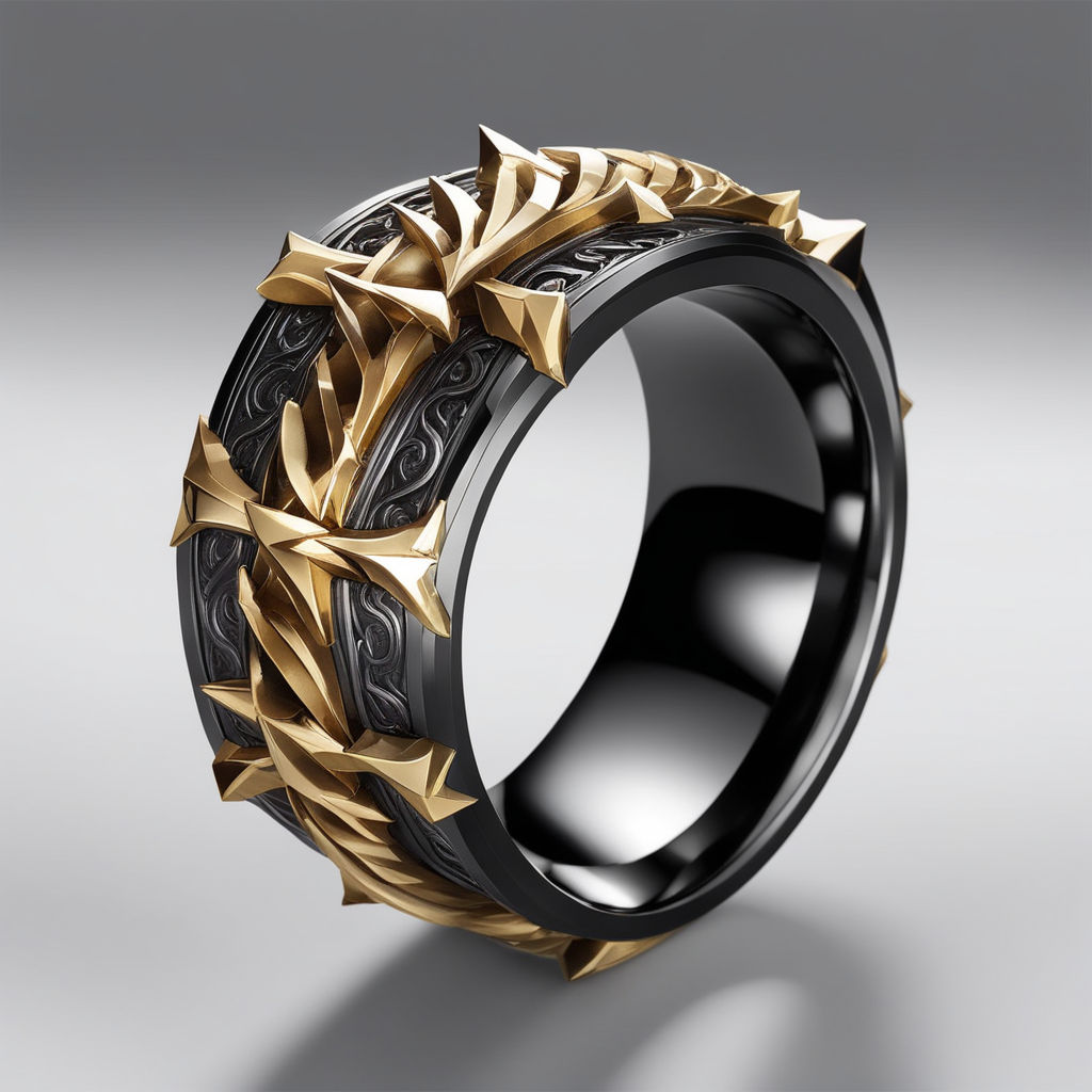 OBJ file AI Finger ring 💍・3D printer design to download・Cults