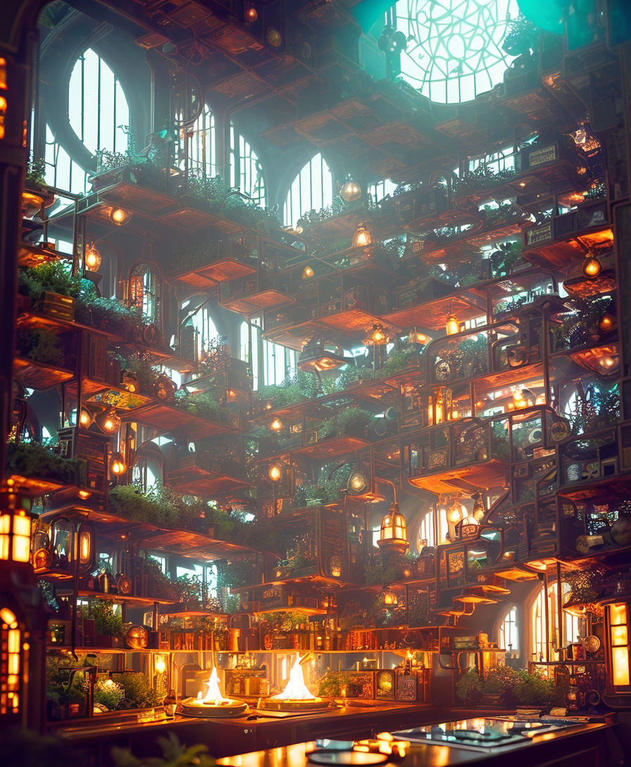 enveloped in solarpunk aesthetics - Playground