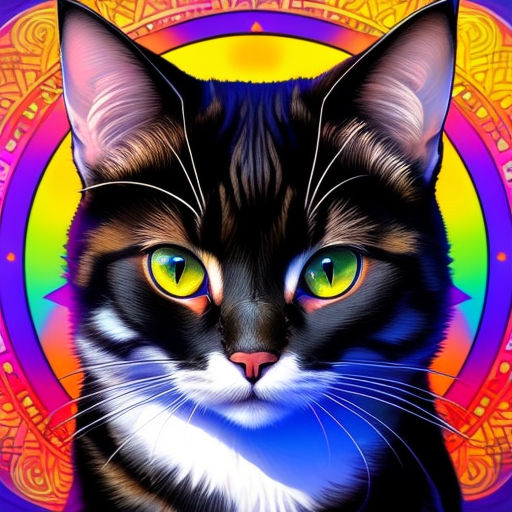 a clean discord bot pfp cat - Playground