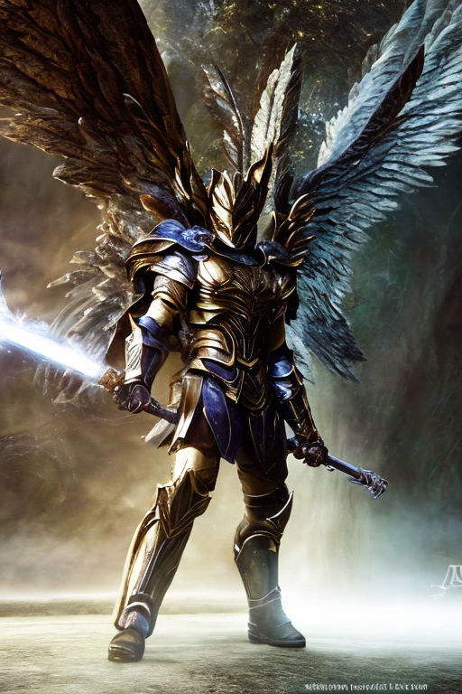 male angel knight