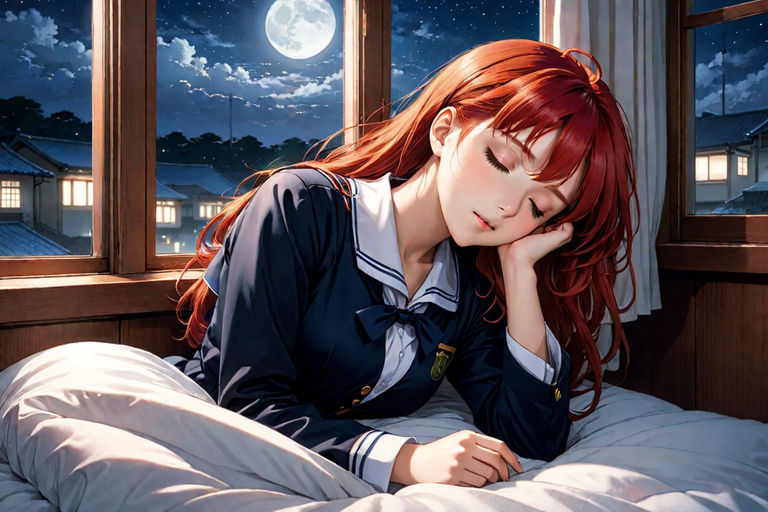 Anime Boy Watching Falling Stars Night Stock Illustration 2317210085 |  Shutterstock