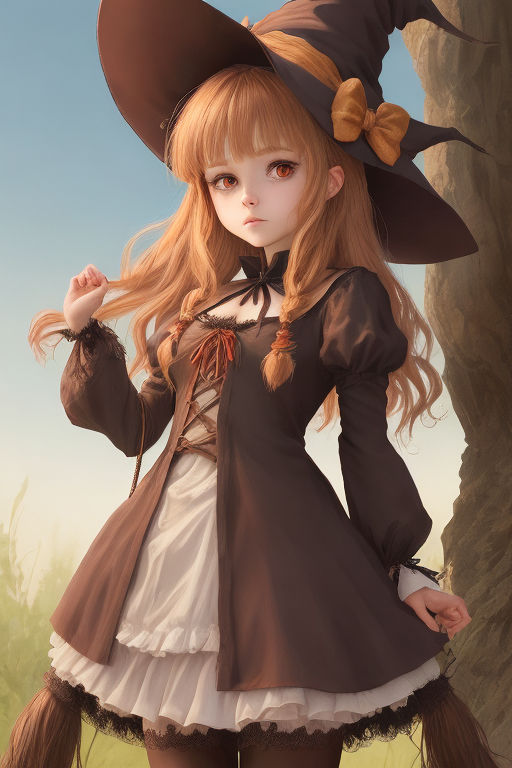 Cute Anime Witches Style