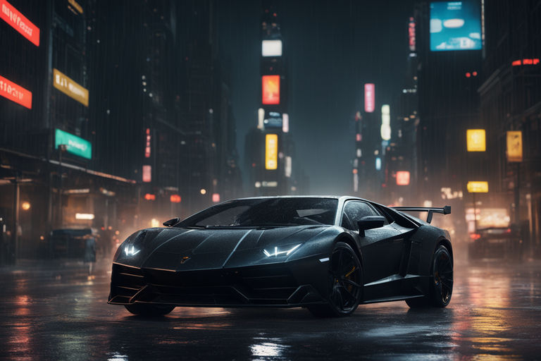 lamborghini concept black