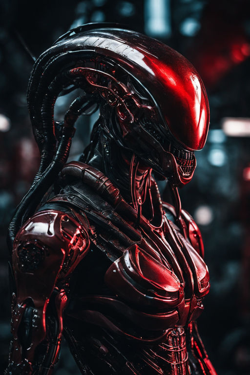 female xenomorph transformation