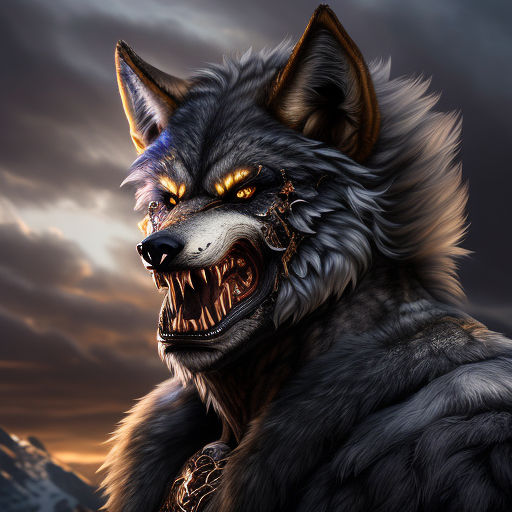 realistic werewolf fangs