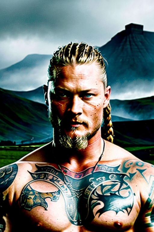 Ragnar Lothbrok tattoo design ideas for men inspired by the Vikings series