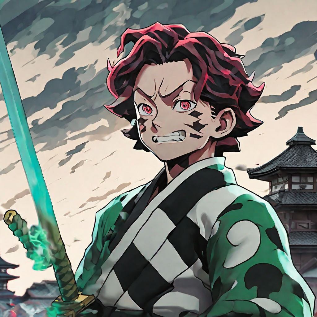 Tanjiro Kamado ( Hand Drawn, Digiart converted into HQ PNG file)