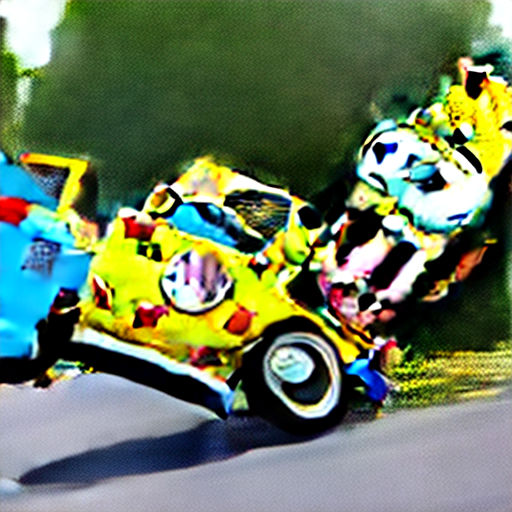 spongebob car crash