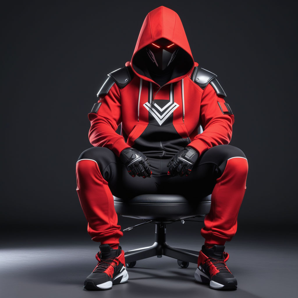 red and black warrior ninja clothing - Playground