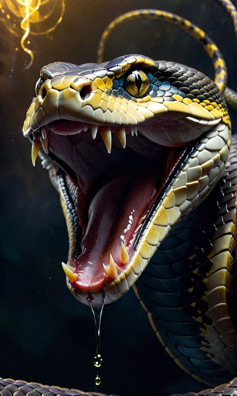 Serpente Gigante Cobra Miniature 3d Compatible With Dungeons 