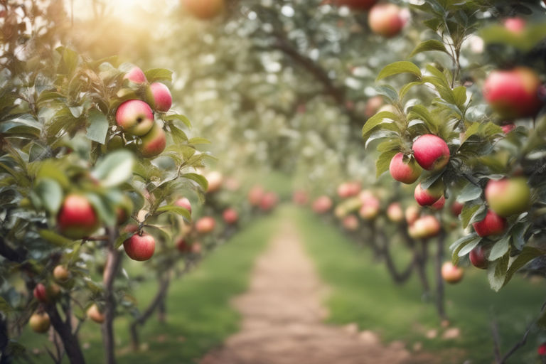 fruit orchard wallpaper