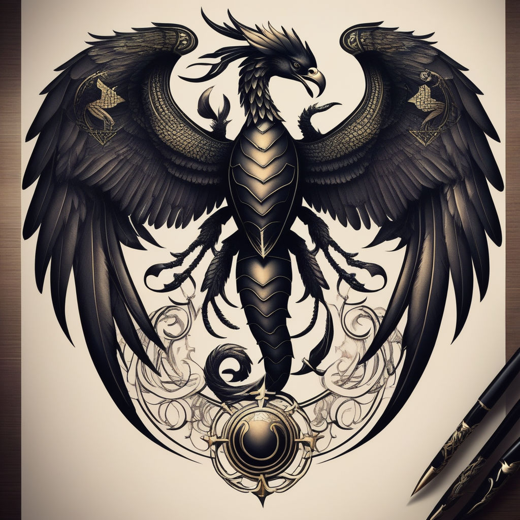 objective:to create illustration with “Garuda” as the theme.challenge:Garuda  is the emblem of Indonesia, and because there … | Tattoo sketches,  Sketches, Art tattoo