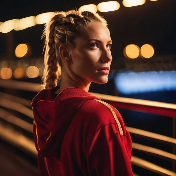 Blonde Tied Braids Long Hair