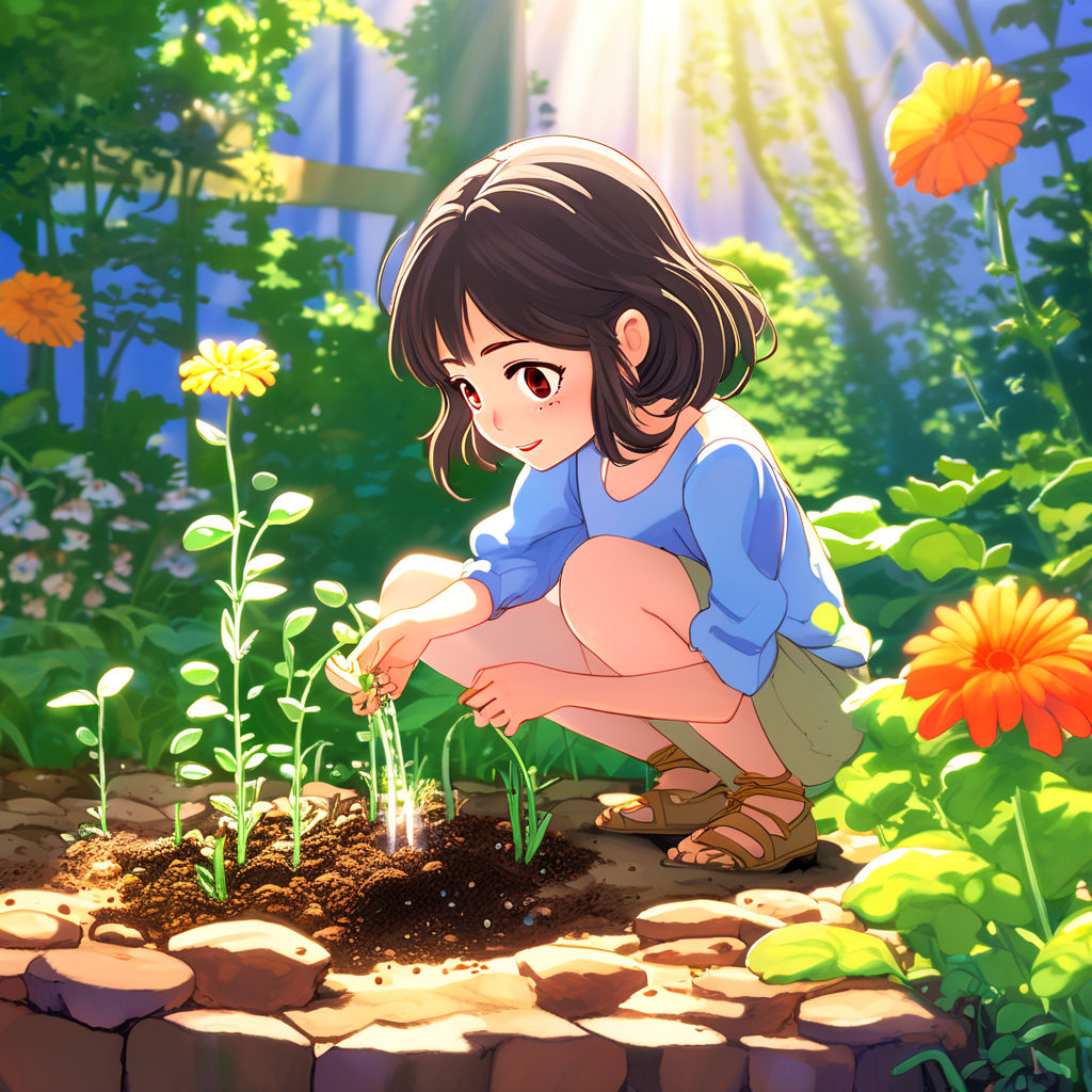 Planting vegetables : r/Megumin