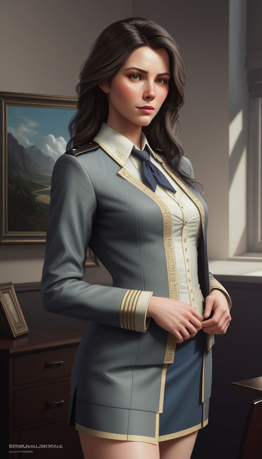 emphasizing her unique traits and character. She is depicted in