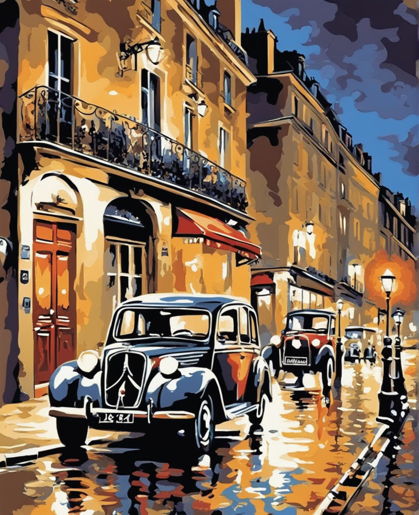 modern european ink painting