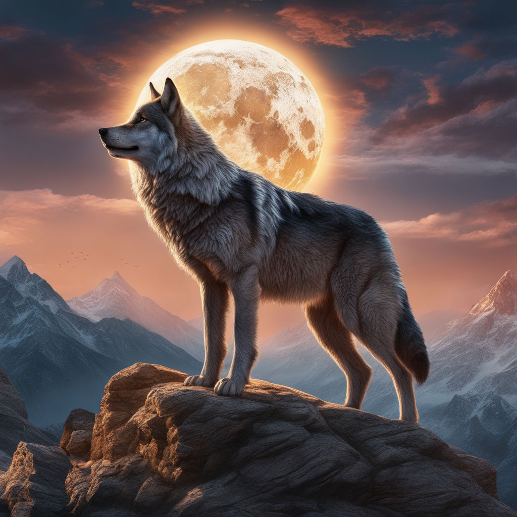 lobo wolf howling