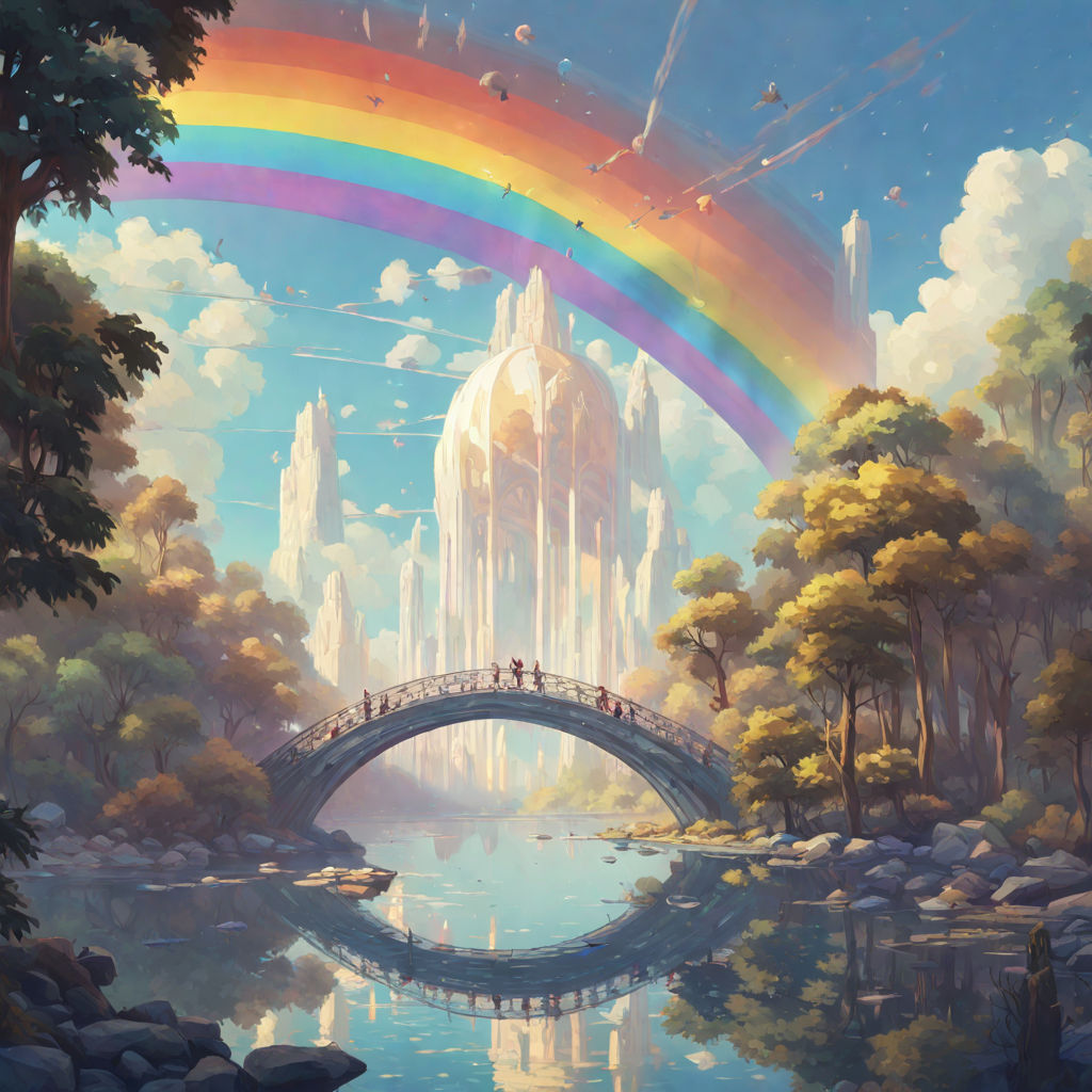 rainbow bridge for the sky