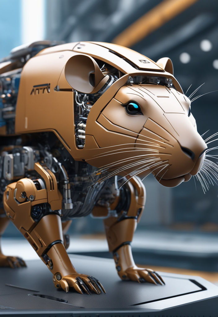 Robocat Grey mouse