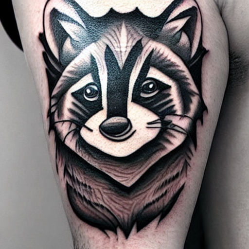 raccoon raccoonsoftiktok raccoons raccoonlove raccoonlife tattoo   TikTok