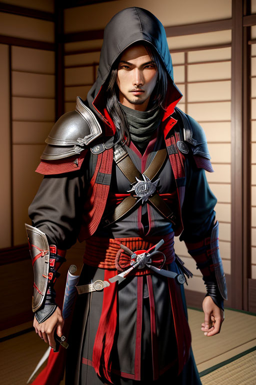 Anime Male Assassin 3d model - CadNav